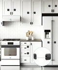 Kid Safe Fridge Lock With Keyless Combination, Heavy Duty Refrigerator Door Lock for cabinets, adhesive mount in kitchen
