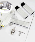 Heavy Duty Veterinary Bone Drill Machine Featuring Rechargeable NiMH Battery with Stryker Adapter and additional components.