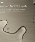 Close-up of brushed nickel finish surface used in Commercial Brushed Nickel PosiTemp Shower Trim Kit With Lever Handle And Shower Arm Valve Required MPACT Compatible For Easy Upgrades In High Traffic Bathrooms And Commercial Showers Built To Last Replacement Experience.