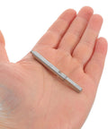 Clock Winding Crank Shaft Replacement Part For Wall And Mantel Clocks, Heavy Duty Metal Construction With Effortless Winding And No Fuss Timekeeping, Upgraded Mechanism For Antique And Grandfather Clocks, small metal shaft in hand