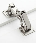 Two Pack Adjustable Lazy Susan Corner Cabinet Hinges Soft Close 130 To 170 Degree Frameless Concealed No Pre Drilling Installation