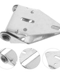 Close-up of Beefy Heavy Duty Garage Door Hinge Replacement Kit, showing precision cast brackets and durable iron construction