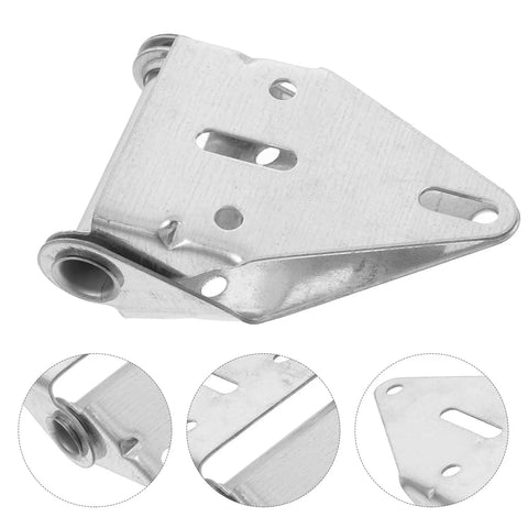 Heavy Duty Exterior Garage Door Hinge Self Closing With Bracket Replacement Kit, beefy steel construction detailed view