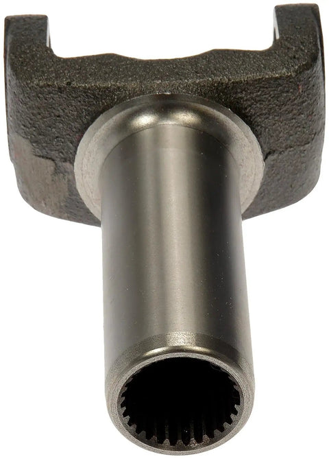 Rear Driveshaft Slip Yoke For 1976 To 2001 Gm Trucks Built Like A Tank showing front view with steel finish and spline detail.