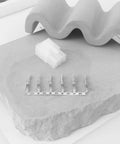 Four 6 Pin Rotor Control Plug Sets For Yaesu Antenna Rotators Compatible With G 800SA DXA displayed with pins on textured surface