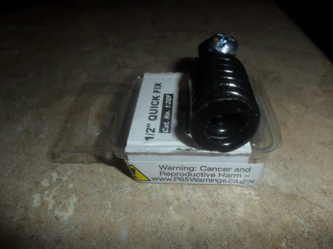 One Half Inch Quick Fix Connector For Field Repair Of Drain Snakes, Screw On Cable Connector That Will Not Slip, Quick Fix Tool For Plumbers