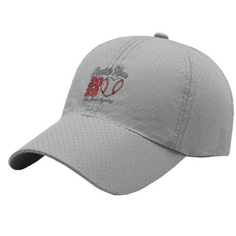 Final Inning Cool Hat For Women Breathable Cap Light Gray with Ventilated Top for Running, Hiking, Cycling, Walking
