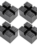 Heavy Duty Pinch Weld Jack Pad 4 Pack Built Tough Solid Rubber Auto Lift Blocks For Jacks And Stands 4 By 3 By 2.4 Inches