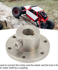 Heavy Duty 14mm Stainless Steel RC Shaft Coupling With Chain Slot And Flange Connector For RC Hobby Parts, connector with flange design.