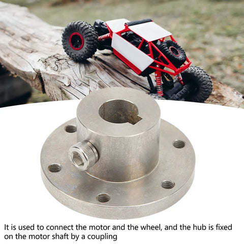 Heavy Duty 14mm Stainless Steel RC Shaft Coupling With Chain Slot And Flange Connector For RC Hobby Parts, connector with flange design.