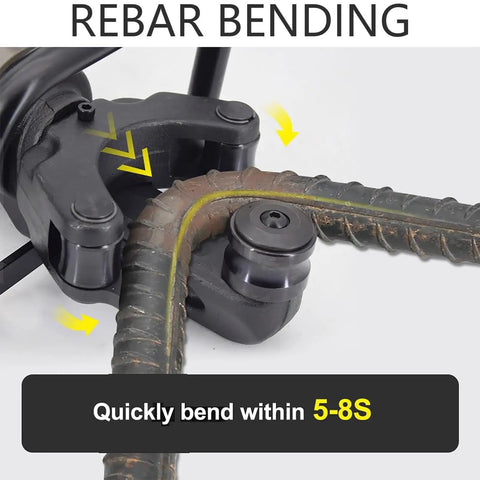 Detail of 1800W Industrial Electric Rebar Bender With Hydraulic System for Precision Bending Steel Rods and Bars Up to 32Mm