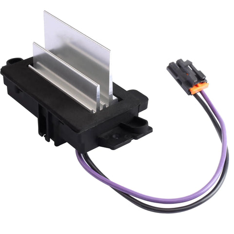 Blower Motor Resistor And Control Module Compatible With 2003 Through 2007 Yukon Sierra Envoy Escalade OE 4P1516 89018778