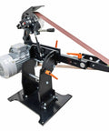 Heavy Duty Belt Sander With Variable Speed And Flip Orientations for woodworking, featuring a 1.5KW motor and stable base.