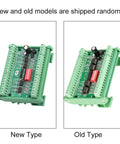 Comparison of new and old Eight Channel Level Converter Module 5V to 24V and 24V to 5V NPN PNP to NPN Translator for PLC MCU Interfaces