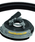 Universal Dust Shroud Attachment For Angle Grinders That Handles 6 To 9 Inch Sizes With Rugged Glass Filled Nylon Build Sliding Front