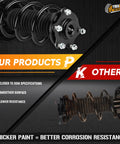 Comparison of Honda CR V Front Complete Strut Shock Absorber With Spring Assembly For 2007 To 2014 2 4L Models with competitors