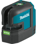 Heavy Duty Cordless Laser Level With Self Leveling Cross Line And Bright Green Beam For Construction Projects That Works Like A Charm Up To 115 Feet Range Paired With 12V CXT Battery System Tool Only side view showing battery interface.