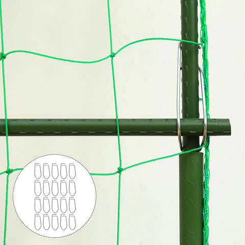 20 Piece Multi Functional Greenhouse Trellis Connection Buckles Fixing Clips For Vine Brackets Indoor Outdoor Garden Support Easy Install And Strong Hold Durable Plant Support Clips For Garden Projects
