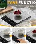 Rechargeable Digital Kitchen Scale Your Go To Helper For Home Cooks With 33 Lb Capacity And 1g And 0.05oz Precision Type C Stainless Steel