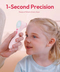 No Touch Infrared Thermometer For Kids And Adults With One Second Reading Pink Non Contact Medical Thermometer Hospital Grade Accuracy Quick Temp Check For The Whole Family, used on child