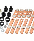 EV 100 Electric Forklift Contactor Contact Kit Replacement Parts For Power Control Circuit, including copper contacts and insulators.