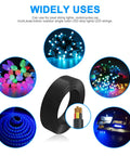 18 AWG 3 Conductor Extension Wire 100ft Copper Grounded RVV Cord displayed with various LED lighting uses.