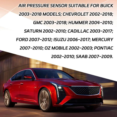AC High Pressure Sensor Switch For Cars And SUVs HVAC System High Pressure Transducer Replacement Part and red car