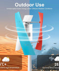 12V 24V Wind Power Turbine Generator 400W Portable Helix Vertical Wind Turbine Kit DIY with Controller and Windmill in action