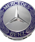Center Hub Caps For Alloy Wheels Set Of 4 OEM Quality Wheel Center Covers For Mercedes Benz E350 2010 To 2016 with logo