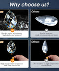 Comparison of crystal quality and durability for Crystal Chandelier Ceiling Light Semi Flush Mount With E26 Base In Silver Chrome Finish Dope Sparkling Crystal Fixture For Hallways Bedrooms Bathrooms Closets And Foyers Bulbs Not Included 110V 60W.