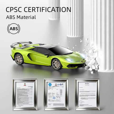 Lamborghini Licensed One To Twenty Four Scale Remote Control Car For Boys And Girls Green RC Toy Vehicle with certificates