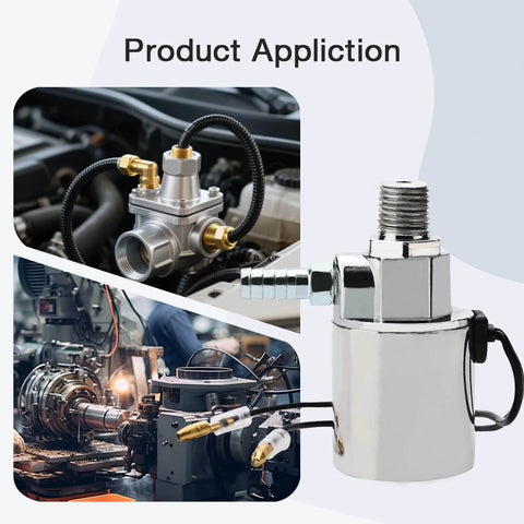 Air Horn Solenoid Valve Dual Voltage 12V And 24V For Quarter Inch NPT With Chrome Plated Zinc Alloy Housing in automotive and industrial settings