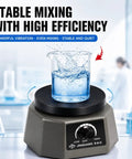 Beast Power 100W Lab Vibrator With Easy Stepless Knob in use for liquid mixing in laboratory setting