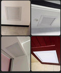 Slick Removable Aluminum Access Panel For Ceiling And Wall, 38X38 Inch Square Inspection Hatch Door mounted on wall.