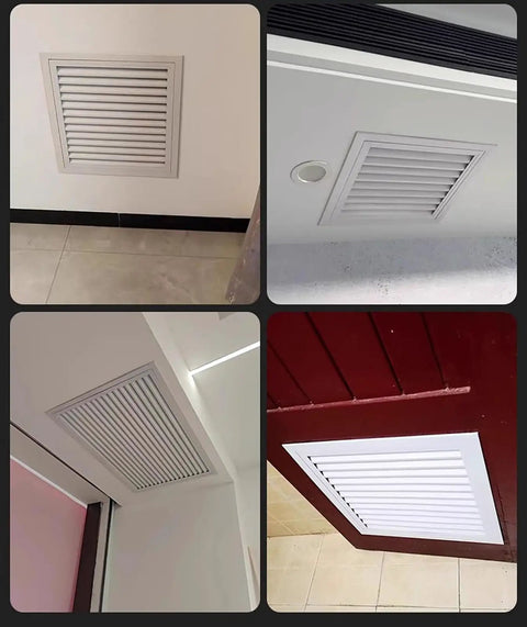 Slick Removable Aluminum Access Panel For Ceiling And Wall, 38X38 Inch Square Inspection Hatch Door mounted on wall.