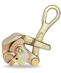 Heavy Duty Cable Grip And Steel Wire Puller Featuring Rock Solid Carbon Steel Jaw For Absolute Cable Tensioner Control and multifuncitonal rope tightening tool in gold finish.