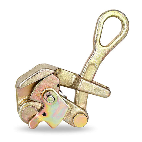 Heavy Duty Cable Grip And Steel Wire Puller Featuring Rock Solid Carbon Steel Jaw For Absolute Cable Tensioner Control and multifuncitonal rope tightening tool in gold finish.