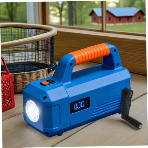 Upgrade Your Setup With This Super Cool Unomor Plastic Hand Crank Handle Replacement Featuring A Sweet 10mm Round Hole For Milling Machines Work Benches And Camping Gear Ergonomic Grip Makes It Easy Peasy To Use Lightweight Durable Design Ensures Long, shown with blue color and ergonomic handle.
