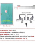 Oversized Drywall Access Panel Flush Mount Paintable Metal Ceiling Hatch Hidden Utility Door 28x48 inch installation guide