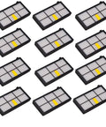 12 Pack HEPA Filters For Roomba 800 900 Series 860 870 871 880 960 980 Vacuum Cleaning Robots arranged in rows