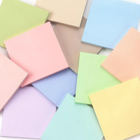 Pastel Sticky Notes 3 By 3 Inch 12 Pack With 50 Sheets Per Pad For Office School And Home Organization Color Coding And Quick Reminders