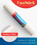 Roll of Cream White Peel And Stick Contact Paper 24 By 200 Inch Self Adhesive Wallpaper for cabinets, no mess, removable.