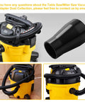 Table Saw Vacuum Adapter 2.5 Inch Outlet To 1.875 Inch Shop Vac Hose For Dust Collection Fits Dewalt DWE7491RS DWE7491 Table Saw