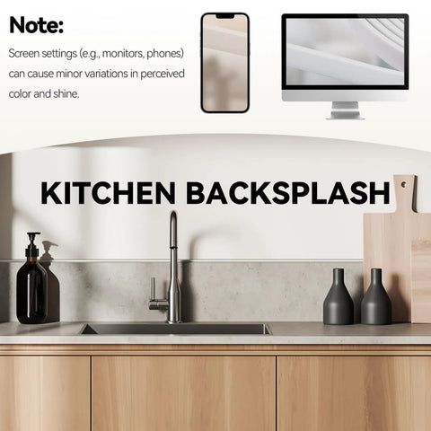 Self Adhesive Wall Molding Strips 9.8 Feet Long Flexible Pvc Border Weekend Warrior Approved on kitchen backsplash.