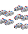 SPL-42/62 Quick Connect Wire Terminals Kit, 10 Pcs, flame retardant, snap-on connectors for soft and hard wire with 3mm mounting holes.