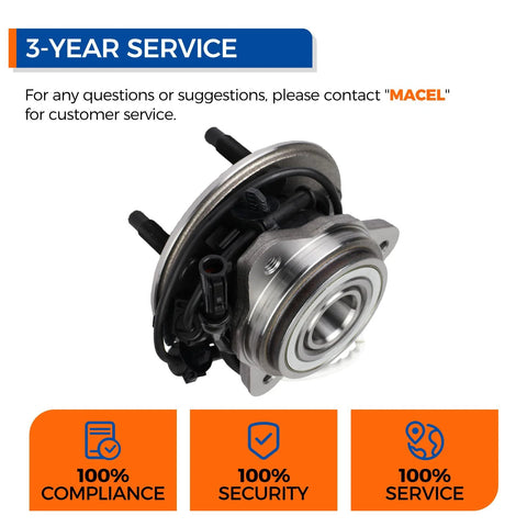 Beefed Up Front Wheel Hub Bearing Assembly With ABS Fits Mercury Mountaineer 1997-2001, Ford Explorer 1995-2001