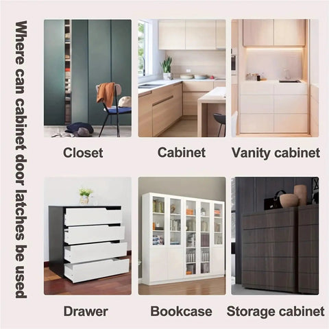 Examples of closet, cabinet, vanity cabinet, drawer, bookcase, and storage cabinet for Double Roller Catch Set For Doors And Cabinets 40 Pieces Easy Glide Soft High Grade Rollers For Quiet Smooth Opening Durable Brown Finish Hardware Perfect For Home Office And Workshop Cabinets And Closets.