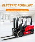 Heavy Duty Electric Forklift Truck Built As A Relentless Warehouse Workhorse Featuring High Capacity Batteries And Bulletproof Chassis for industrial use in spacious warehouse.