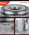 Close-up of Two Pack Rear Wheel Bearing And Hub Assembly With Five Lug For Your Toyota RAV4 2006 2012 4WD, 2013 2018 AWD, And Lexus NX200t 2015 2017