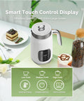 Barista Vibe DualFro 400 Milk Frother And Steamer With Variable Temperature And Froth Thickness, 14.1 Oz 400 Ml, Smart Touch